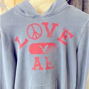 American Eagle sweat shirt with faded look. Super soft and comfortable